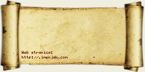 Isidora Maljoković vizit kartica